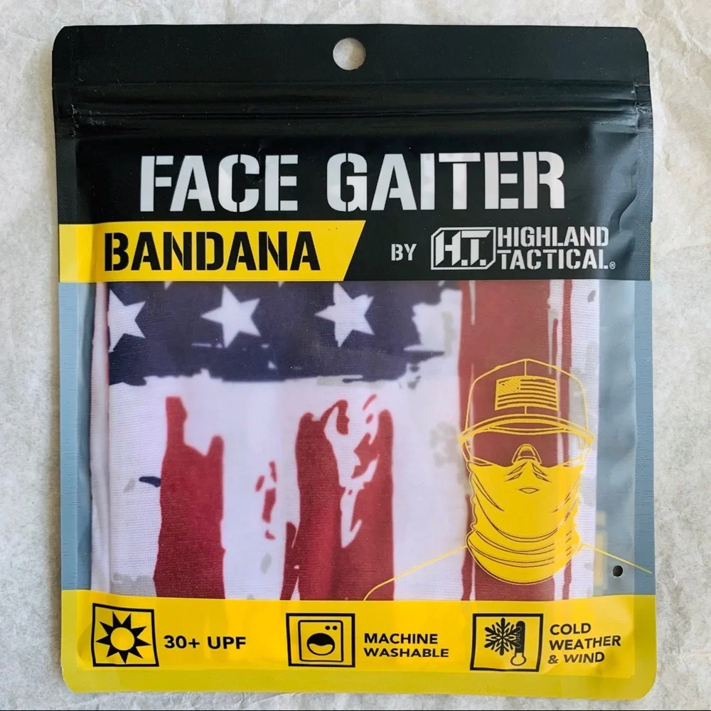H.T. Bandana Seamless Protector Gaiter Polar Neckwear Derlay Multi